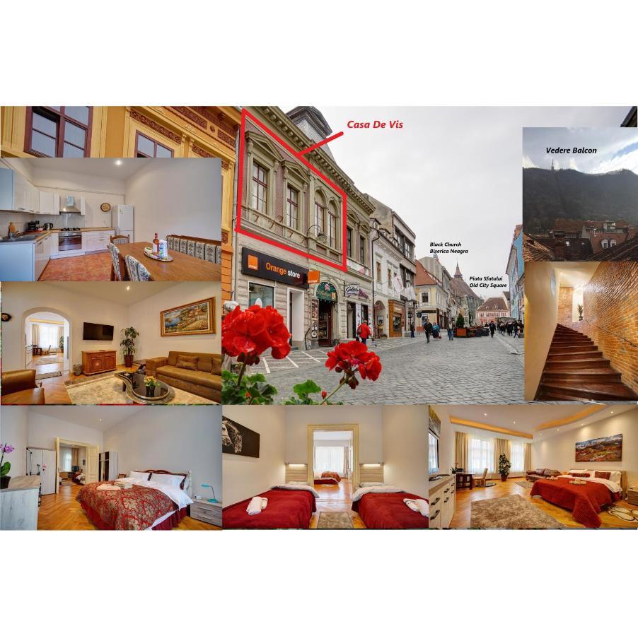 Casa De Vis, Brasov Old City Centre Apartment Exterior foto