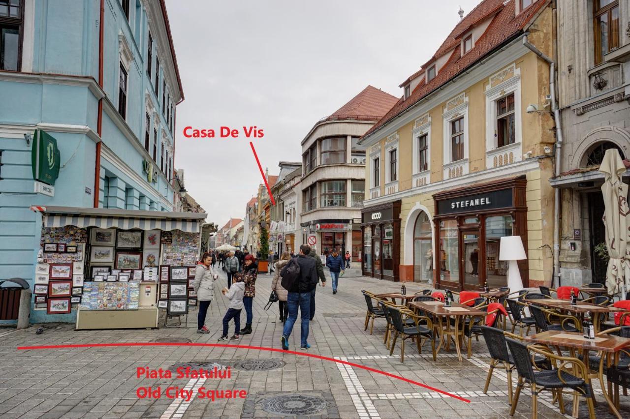 Casa De Vis, Brasov Old City Centre Apartment Exterior foto